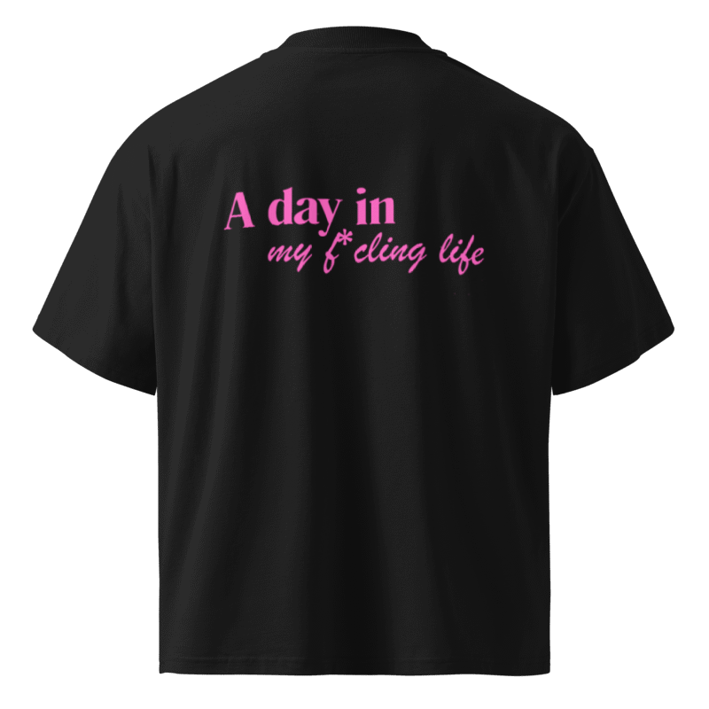 T-Shirt BLACK Oversize Vision